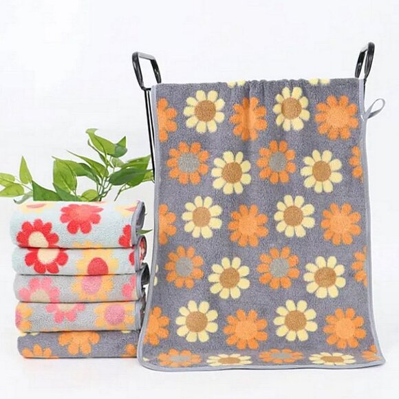 Keylan Blankie Small Dog Blanket Toy Breeds Gray Yellow Flowers Gift Packaged - Picture 1 of 8